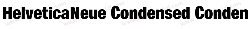 HelveticaNeue Condensed Condensed R字体转换